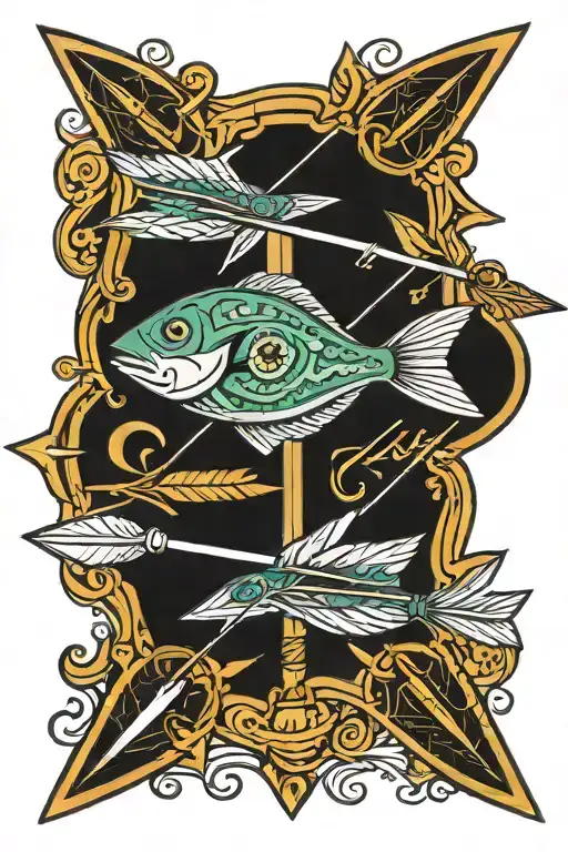 Arrow Made Out Of A Fishingpole