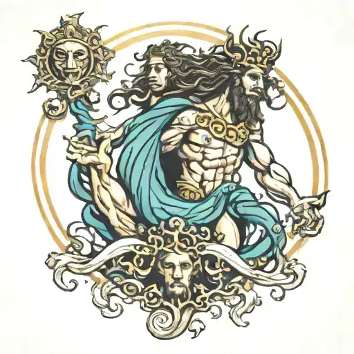 Poseidon And Medusa Greek Mythology