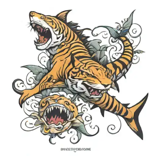 Tiger Shark Picses Zodiac Sign
