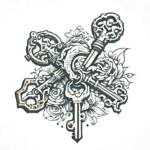 Keys Getting Passed Down From Father Son