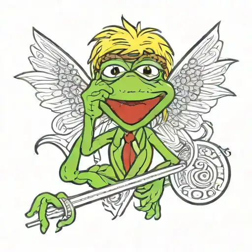 Kermit The Frog As Rod Stewart