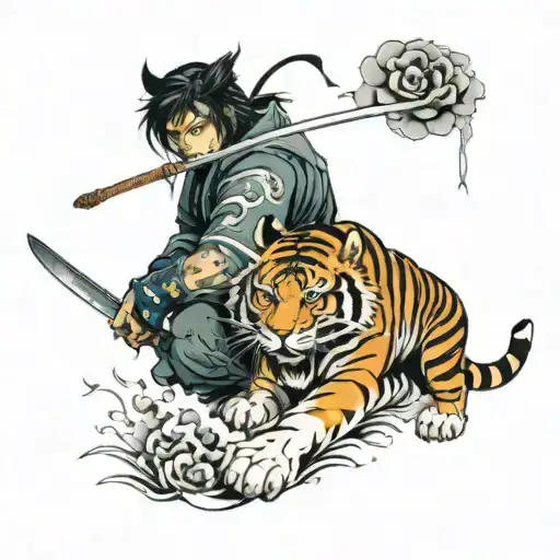 Tiger And Samurai