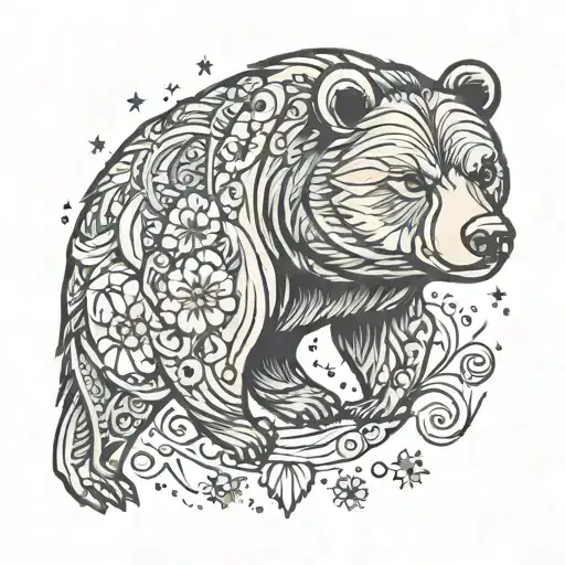 American Traditional Bear