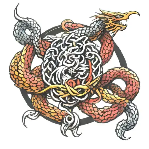 Dragon Infinity Knot