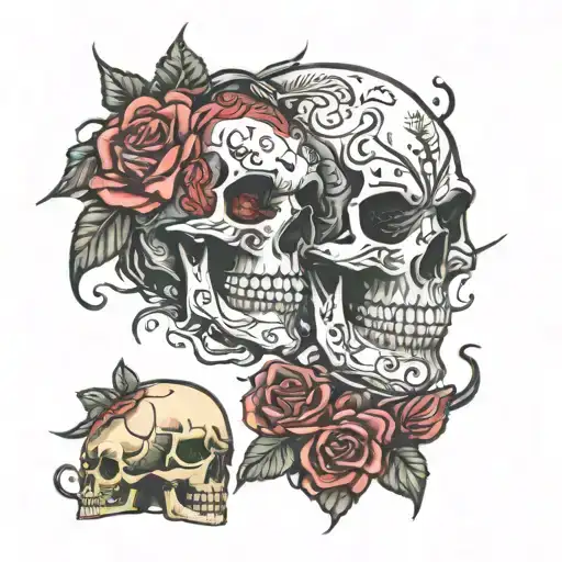 Skull Matching Couple