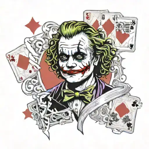 Heath Ledger Joker Playing Card Why So Serious