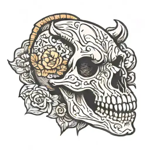 Grizzlies Bear Skull