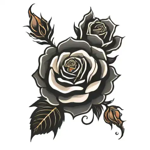 Black Rose Intertwined