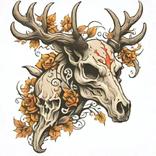 Deer Skull Sleeve