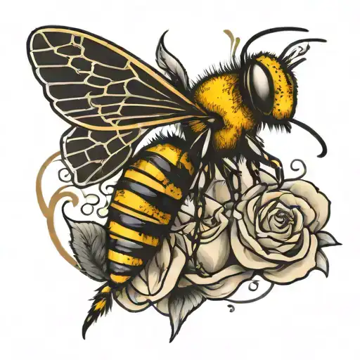 Music Note Honeybee Riding