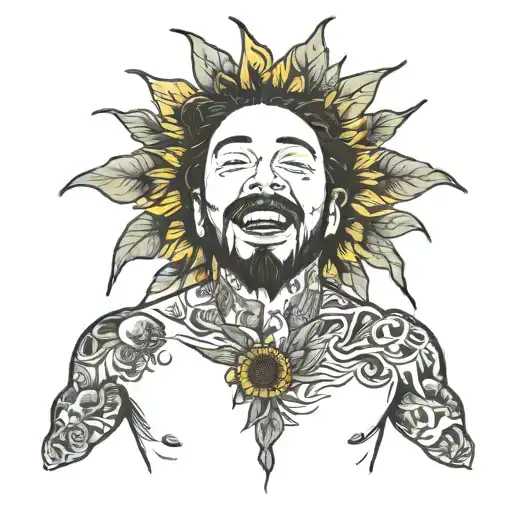 Post Malone And Singing Sunflower