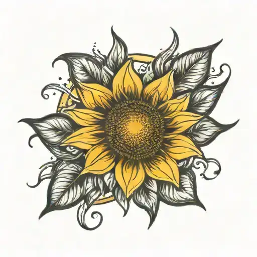 Sunflower Sun Fire