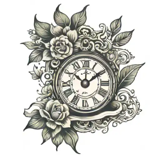 Women Hand Sand Clock