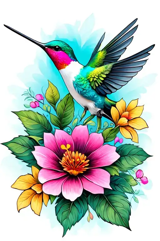Hummingbird Flowers Names Incorporated