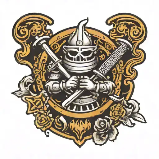 Chess Pawn Holding A Katana Sword