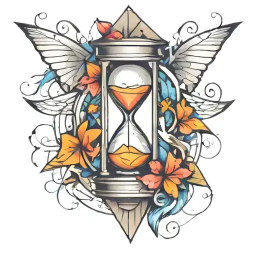 Hourglass Made Of Triangles
