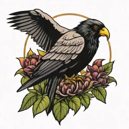 Basil And Crow Standing