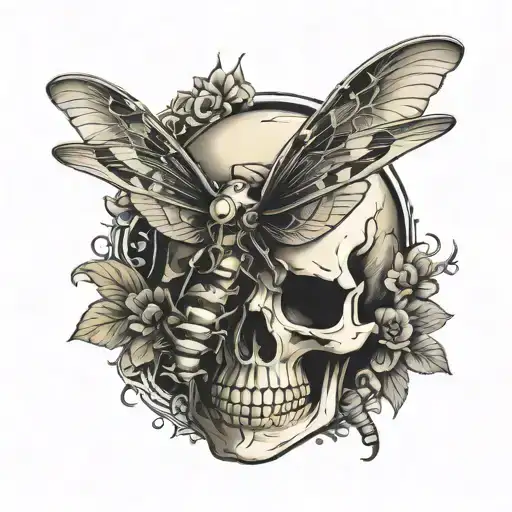 Dragonfly Skull