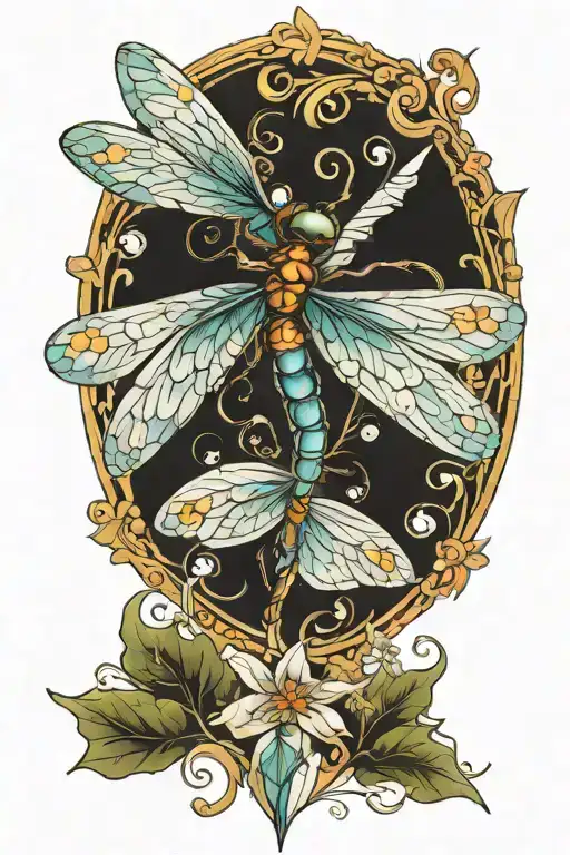 Dragonfly Made Of Diamond