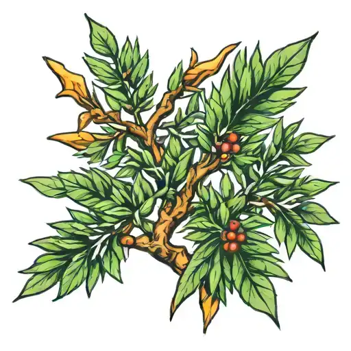 Arrow In An Olive Tree