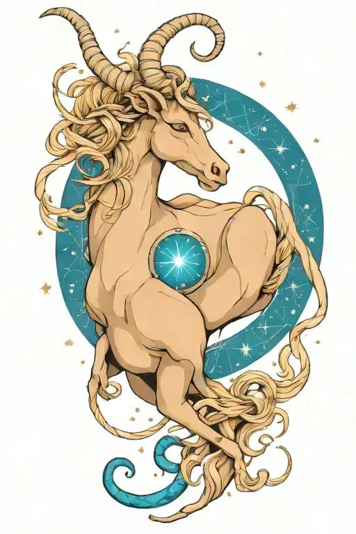 Capricorn Constellation Intertwined
