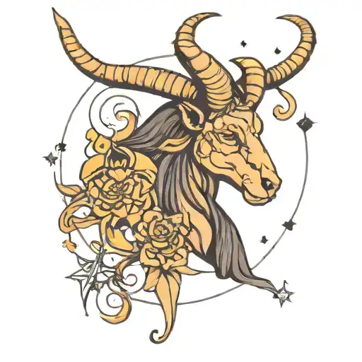Capricorn Constellation Intertwined