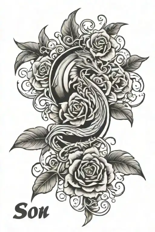 Son Tattoo Design