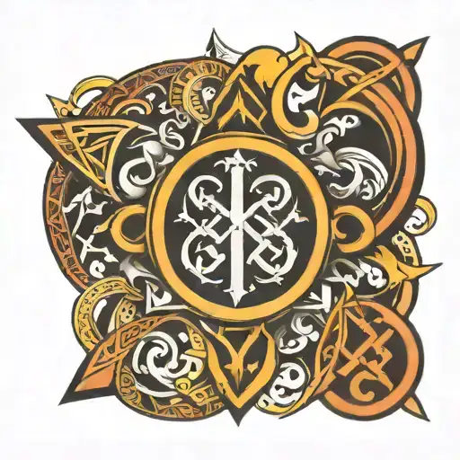 Religious Symbol Intertwined