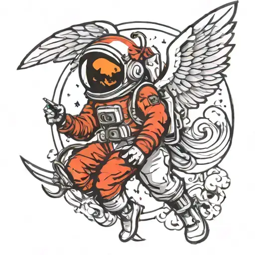 Angel Devil Astronaut
