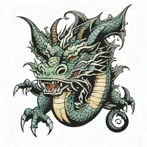 Rolling Stones And Dragon