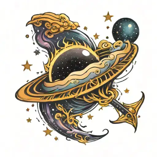 Galaxy Filled With Stars