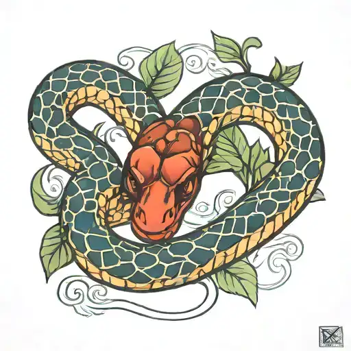 Corn Snake On Fore Arm