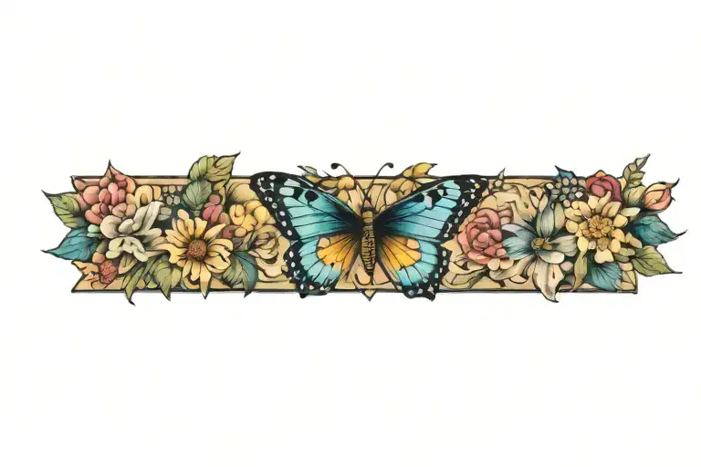 Flowers And Butterflies