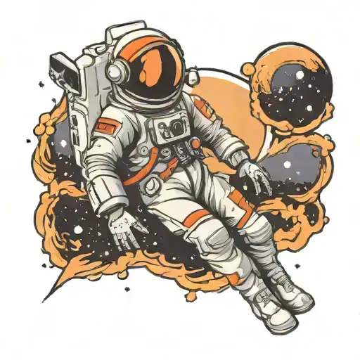 Bowie Astronaut Space