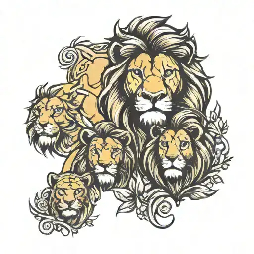 Lion Family