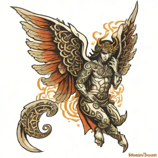 Celtic Angel Half Demon