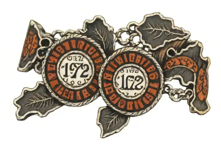 Bracelet With Dates 1977 And 1972