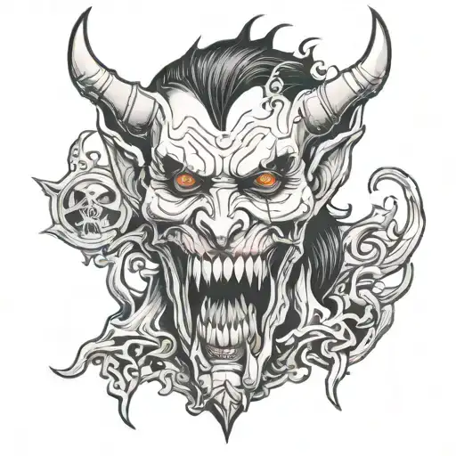 Vampyre Demon And Whrite Caos