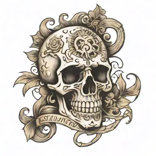 Skull With The Name Lumi