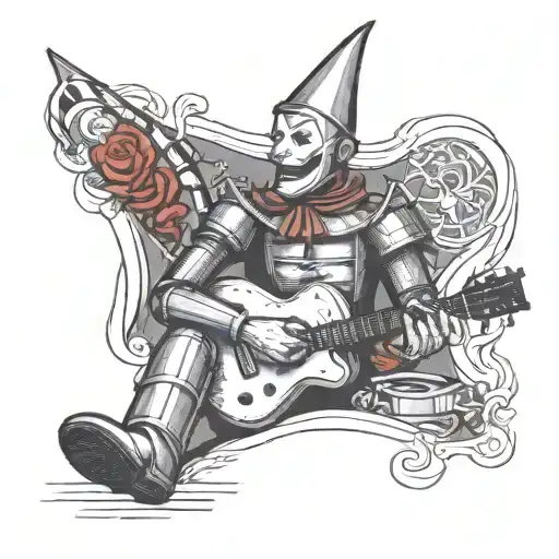 Wizard Of Oz Tinman With Guitar