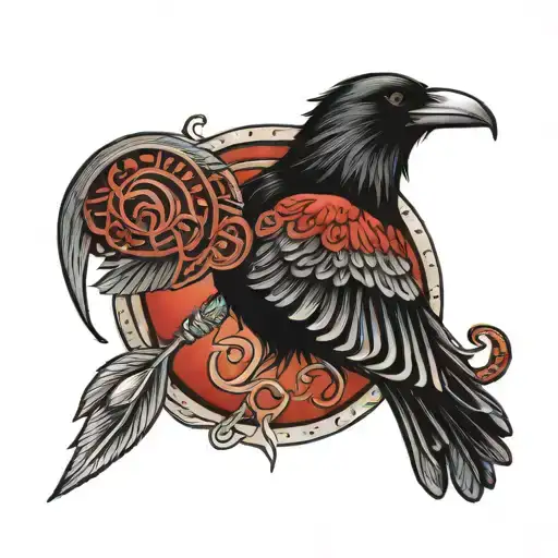 Norse Viking Raven Runes