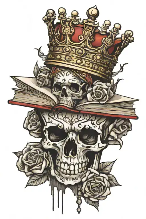 2013 Nov Waran Passed Away With Crown Holding Book In Hands