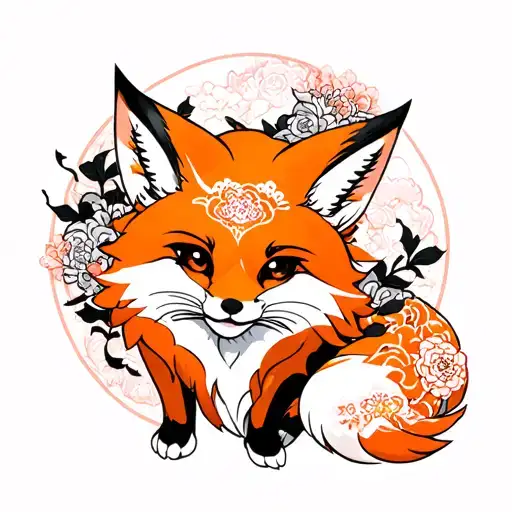 Japanese Kitsune Fox
