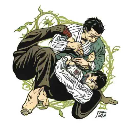 Brazilian Jiu Jitsu Tree Discipline Stoic