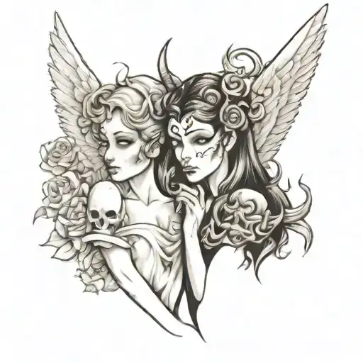 Angel And Demon Girls