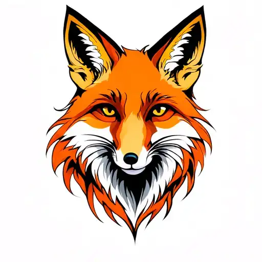 Loving Female Fox Head Angled Profile