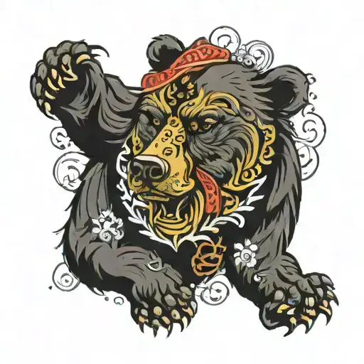 Russia Orthodox Bear