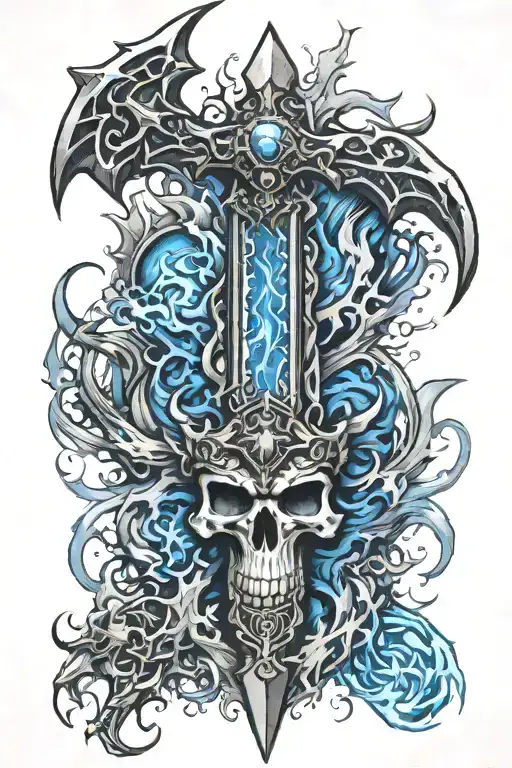 Frostmourne Blue Fire