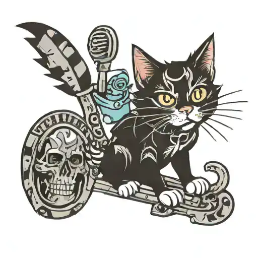 Cat Punk Rock Inspired