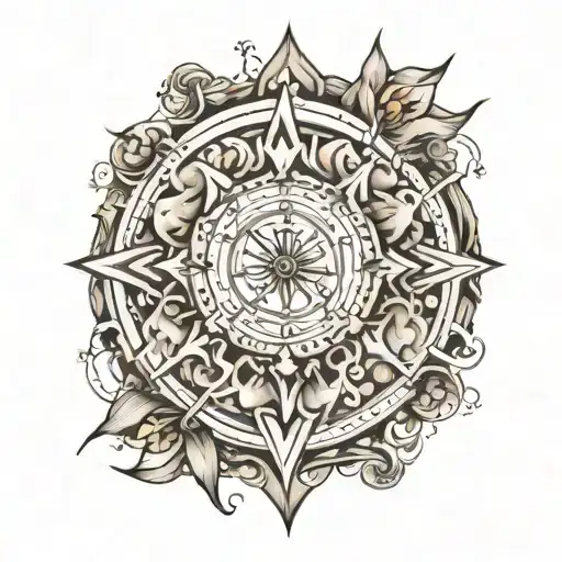 Tatto On My Dad Being Someone That Guides Me Dow Nthe Right Path In Life